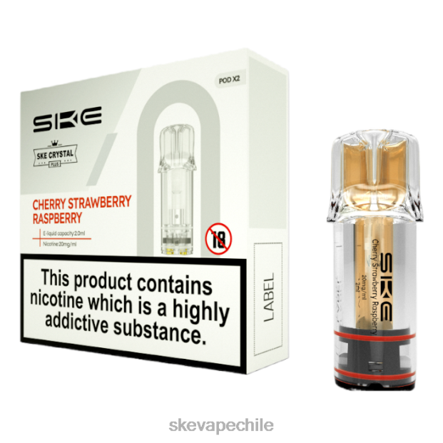 SKE vape authentication - SKE vaporizadores de cristal más vainas cereza fresa frambuesa 8D40T109