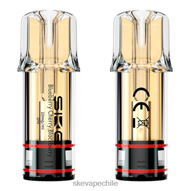 SKE vape crystal - SKE vaporizadores de cristal más vainas arándano cereza mora 8D40T108