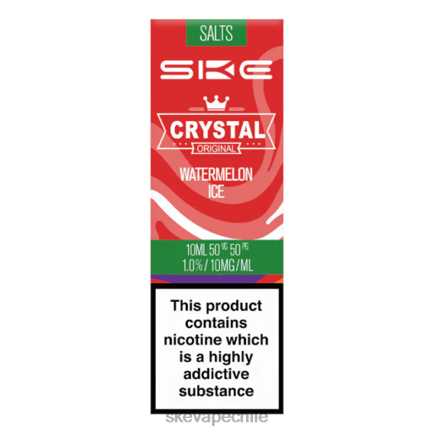 SKE vape authentication - SKE sal cristalina - 10ml hielo de sandia 8D40T119