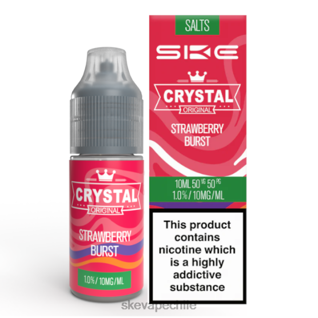 SKE vape crystal - SKE sal cristalina - 10ml explosión de fresa 8D40T118