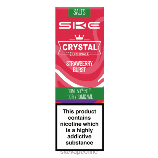 SKE vape crystal - SKE sal cristalina - 10ml explosión de fresa 8D40T118